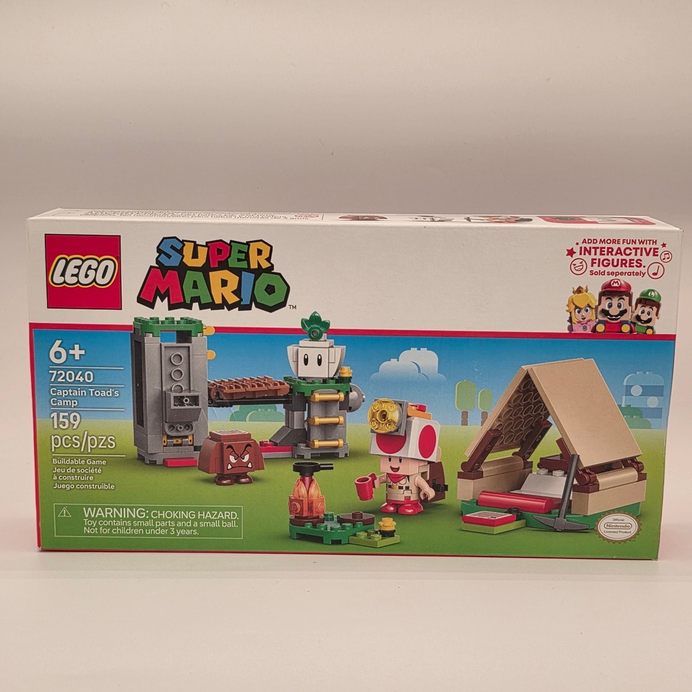 LEGO Super Mario Captain Toad's Camp 72040 159pc Building Set NEW Sealed - Picture 1 of 6